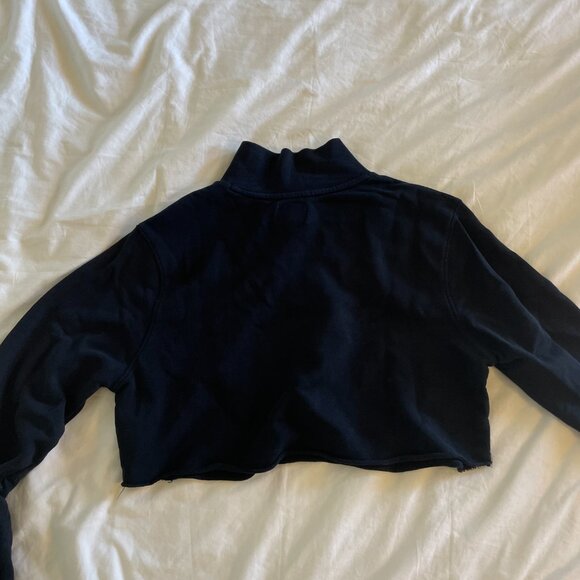 Cropped zip-up sweater - Picture 4 of 6